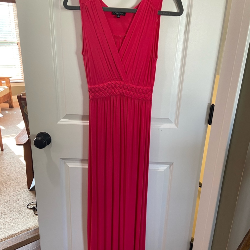 Spense Petite Pink Wrap Maxi Dress